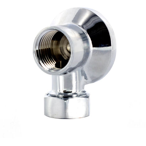 Somatherm – Robinet de machine à laver femelle 1/2' – Écrou collet battu – Laiton chromé pour tube cuivre Ø14mm – Sortie 15/21