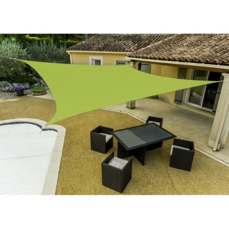 Sombra cuadrada verde anís WERKA PRO 5 x 5 m