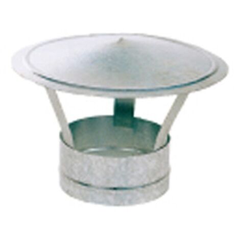 SOMBRERETE FIJO CHINO GALVANIZ - 180 MM