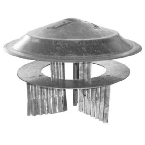 Sombrerete tubo estufa 080 a 150 mm ac galv theca