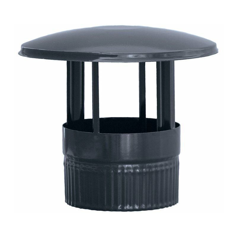 

Sombrerete vitrificado negro chimenea Medidas 120MM