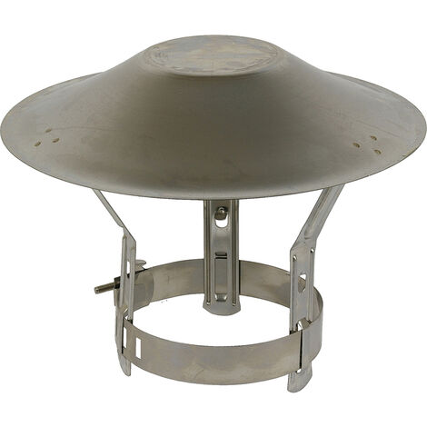 Sombrero acero inoxidable para estufa - N.º 2 - Ø 110-130 mm