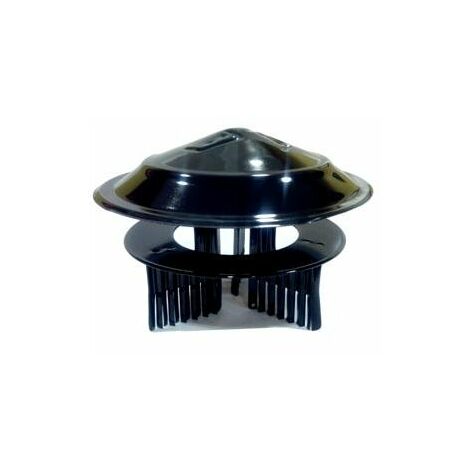 SOMBRERO CHINO VITRIFICADO NEGRO TUBO 80MM A 150MM