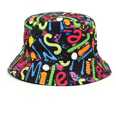 Sombrero de cubo Unisex Verano Viaje Sol Pescador Sombreros Reversible