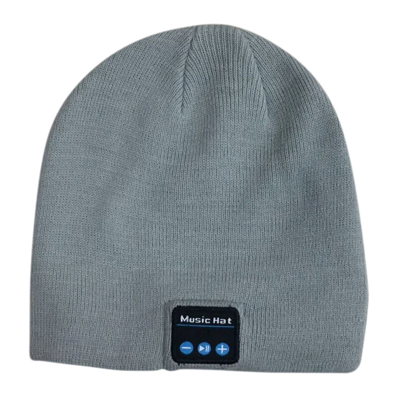 

Sombrero de musica tejido de invierno al aire libre Auriculares Beanie Manos libres Auriculares inalambricos inteligentes Tapa BT recargable con