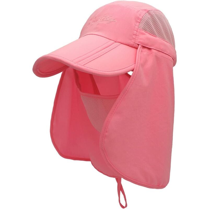 

Sombreros para el sol para mujer, Sombreros de pesca para hombre transpirables y resistentes a los rayos UV, Cuello de verano, Protección facial,
