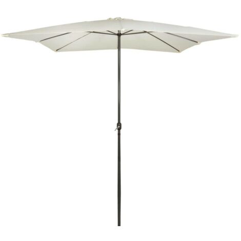 Sombrilla Aktive 300 x 275 x 300 cm Crema Ø 300 cm