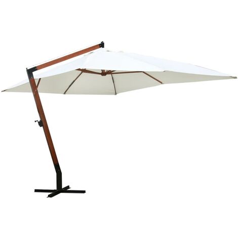 Sombrilla blanca 300x400 cm vidaXL