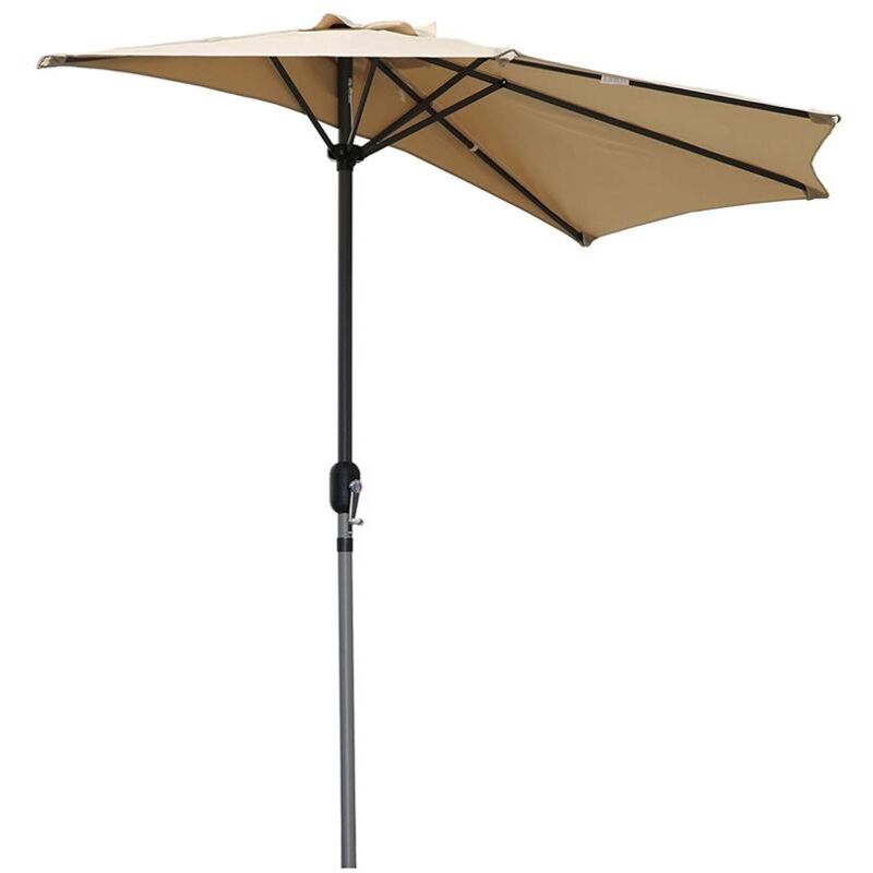 

Sombrilla de Aluminio Inoxidable y Poliéster (Beige)