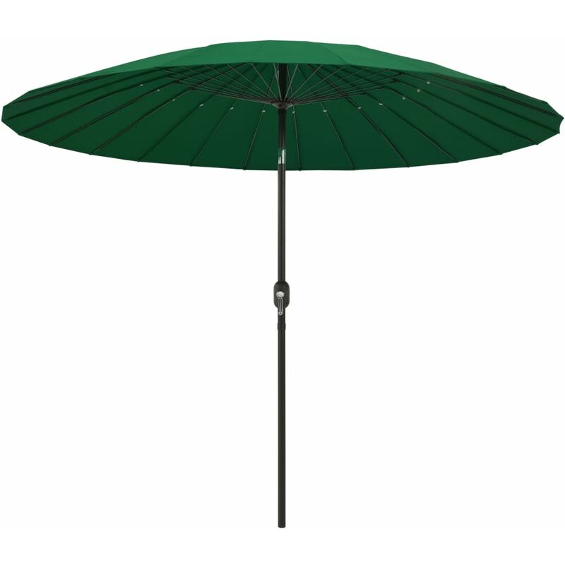 

Sombrilla de jardín con palo de aluminio verde 270 cm