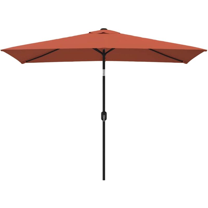 

vidaXL Sombrilla de Jardín con Palo de Metal 300x200 cm Terracota - Rojo