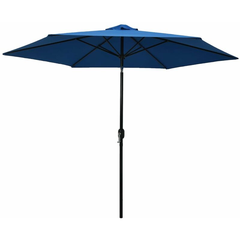 

Sombrilla de jardin con palo de metal azul celeste 300 cm