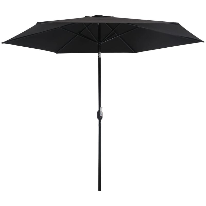 

Sombrilla de jardín con palo de metal negro 300 cm