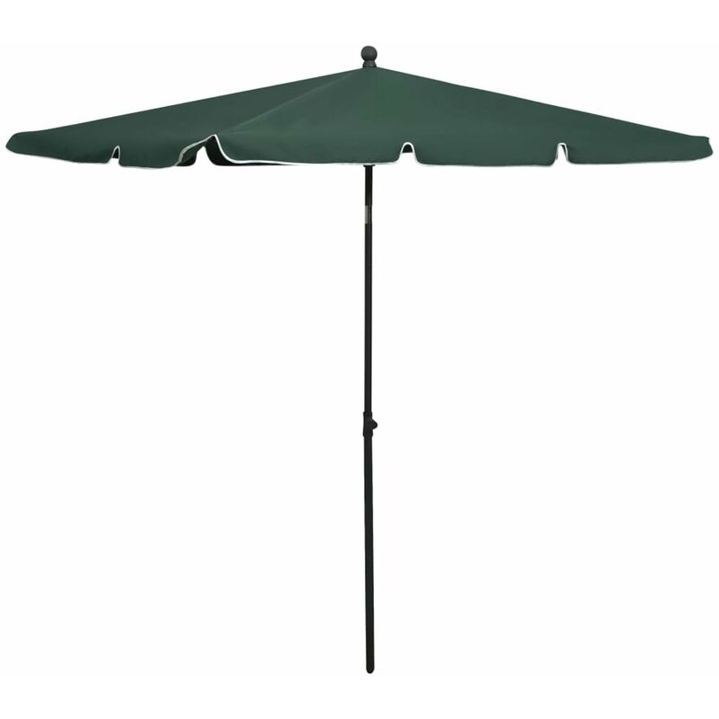

Sombrilla de jardin con palo verde 210x140 cm