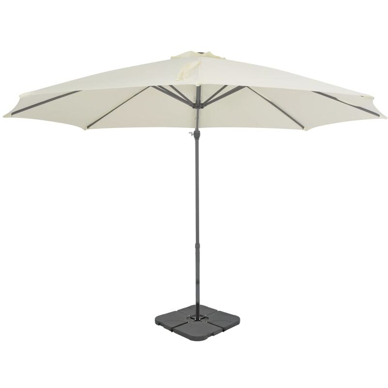 

Youthup - Sombrilla de jardín con base portátil color arena - Beige