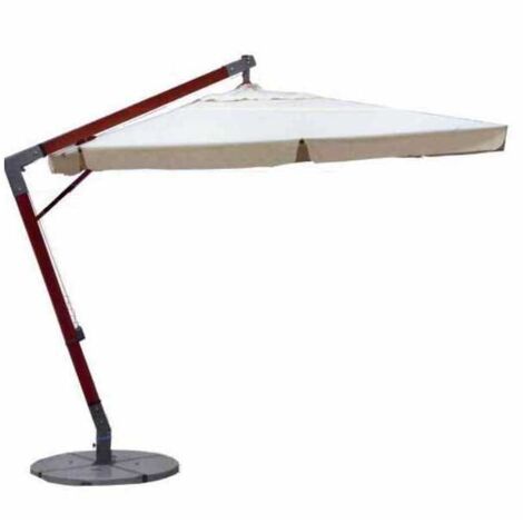 Sombrilla de madera poliéster lateral Profy 400x400 Vette 03207