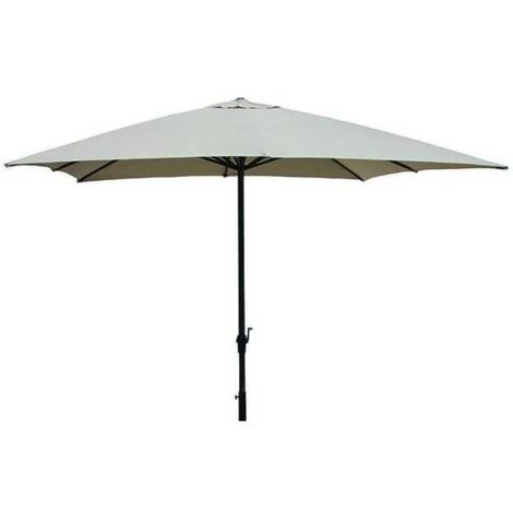 Sombrilla de metal y poliéster beige 300 Vette 00908