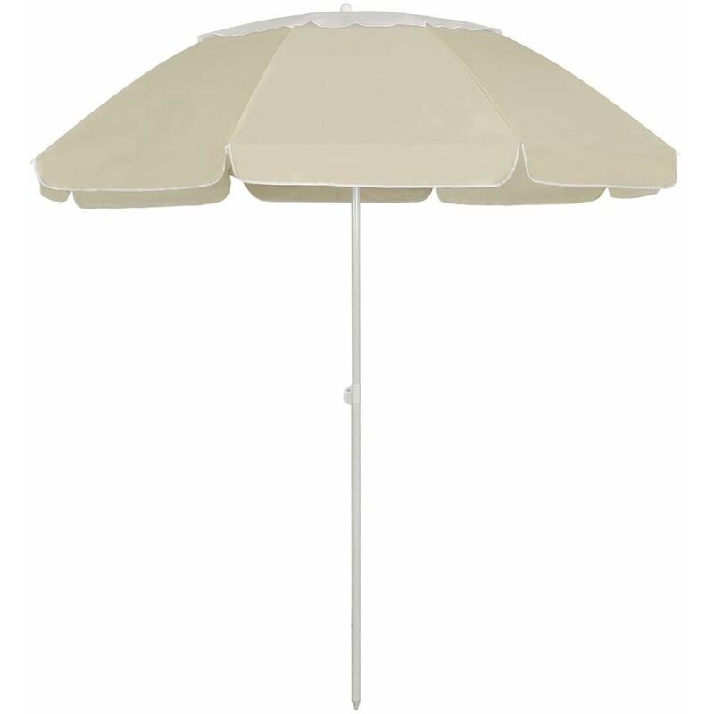 

Sombrilla de playa arena amarillo 300 cm