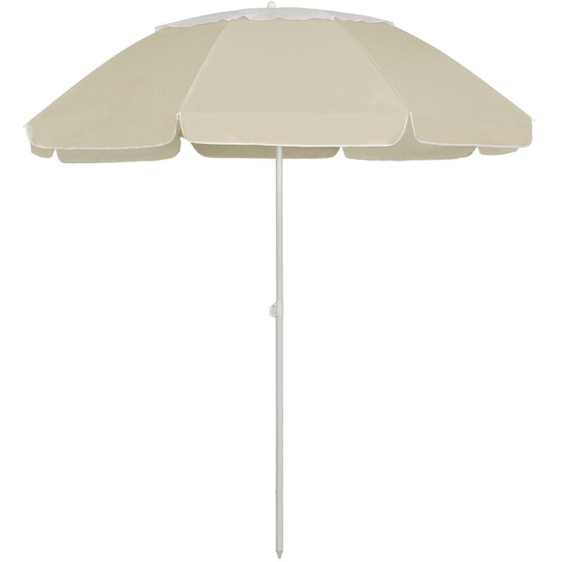 

Sombrilla de playa arena amarillo 300 cm