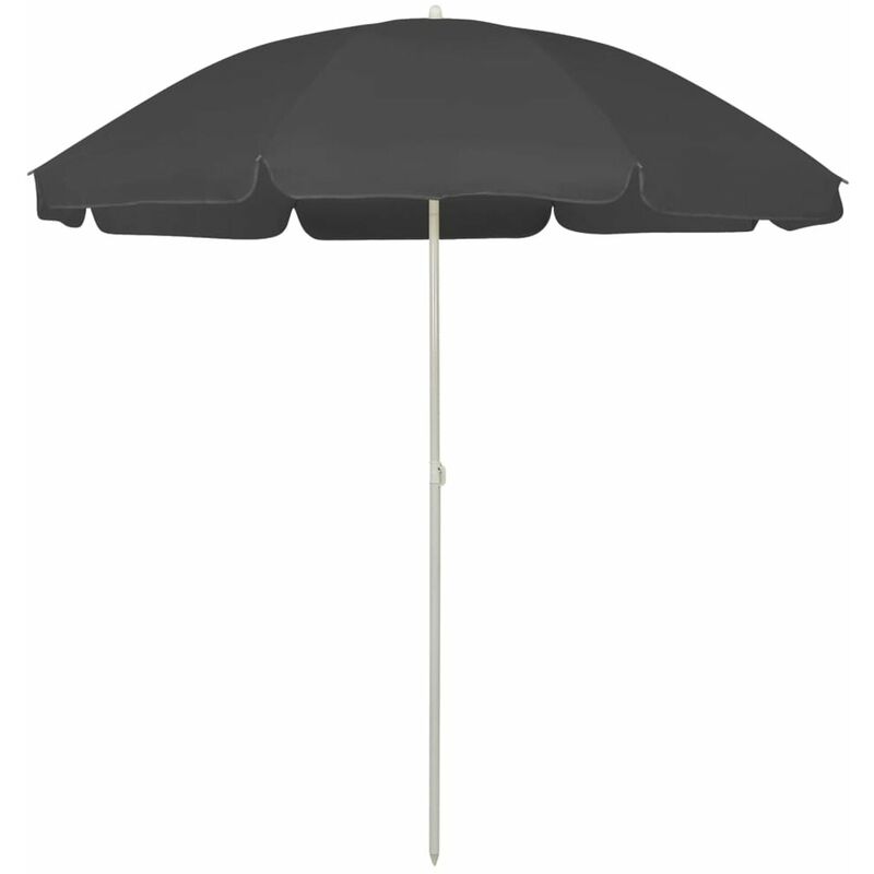 

Sombrilla de playa gris antracita 240 cm