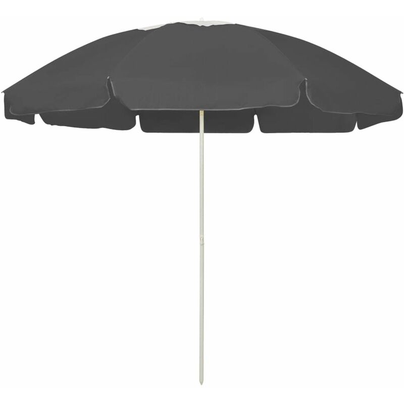 

Sombrilla de playa gris antracita 240 cm