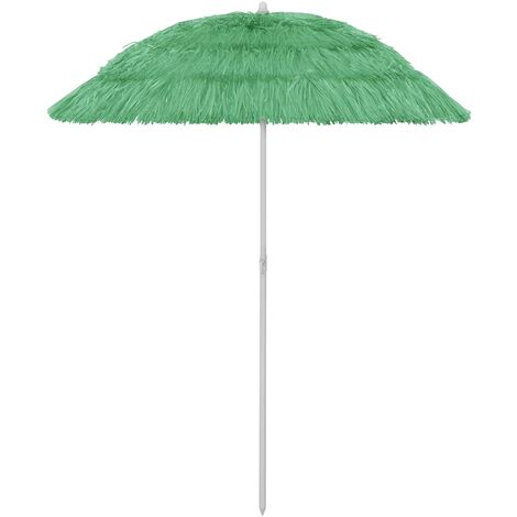 Sombrilla de playa Hawaii verde 180 cm vidaXL