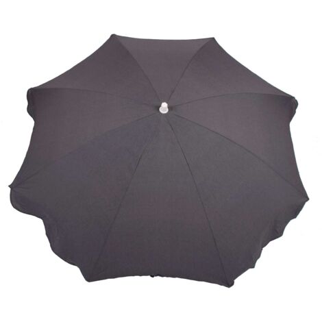 Sombrilla Fija Chillvert Gandía de Aluminio Gris Oscuro 180 cm