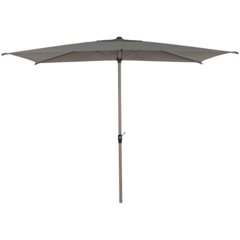 Sombrilla Loompa rectangular recta basculante 3x2m café - Hespéride