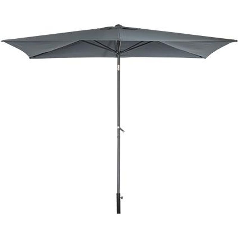 

Sombrilla parasol de jardin Cielo aluminio acero 250x150cm antracita - Central Park