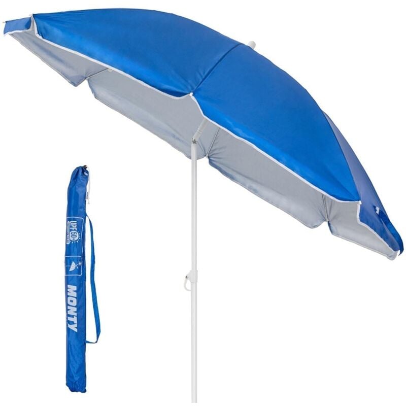 

Sombrilla playa parasol azul acero de Ø 180 cm