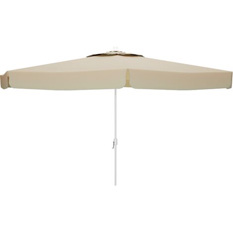 Sombrilla poliéster y aluminio con funda - Beige - Ø 300 cm