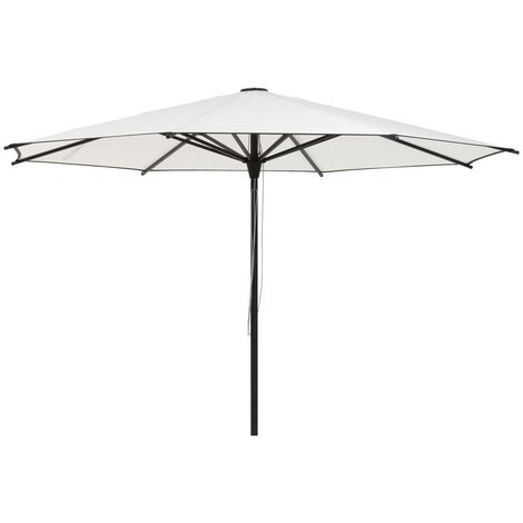 Sombrilla rectangular basculante Maluvia blanca 3,5m - Hespéride