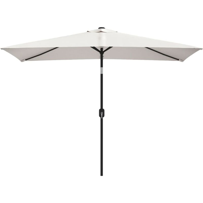 

Youthup - Sombrilla rectangular blanco arena 200x300 cm - Blanco