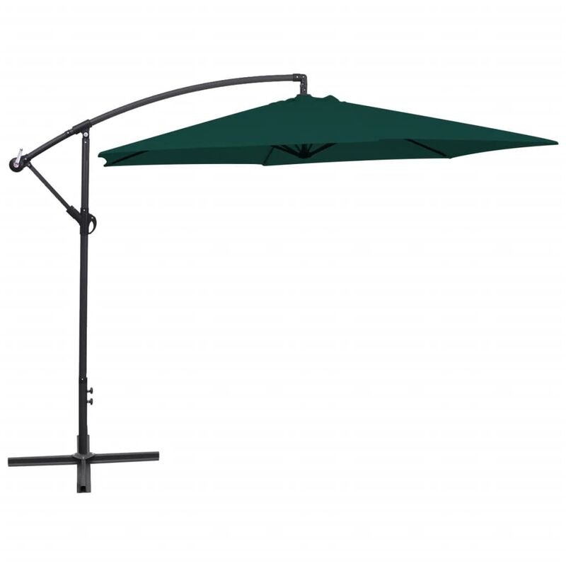 

Sombrilla voladiza 3 m verde