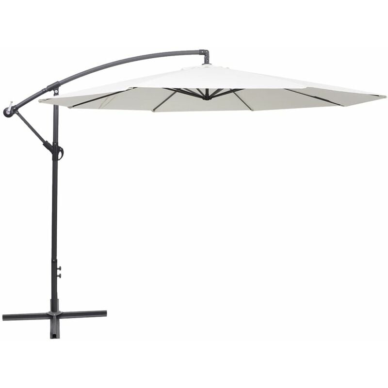 

Sombrilla voladiza 3,5 m blanco arena