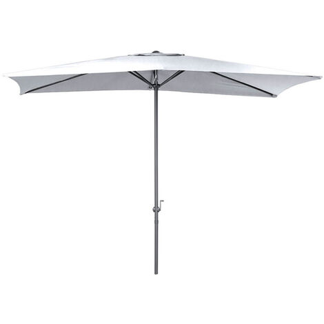 Sombrillas y parasoles - Sombrilla Eco 3x2 m - Gris oscuro