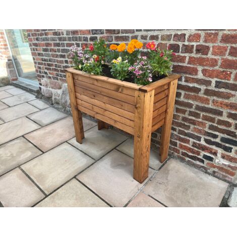 Somerford Deep Root Large Planter - Wood - L48 x W104 x H90 cm - Fully Assembled