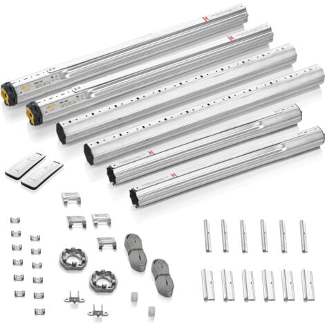 SOMFY 1241507 - 2 kits de motorisations avec moteur Altus 50 RTS pour volets roulants RMS 1000 - Radio RTS - 10Nm - Fenêtre