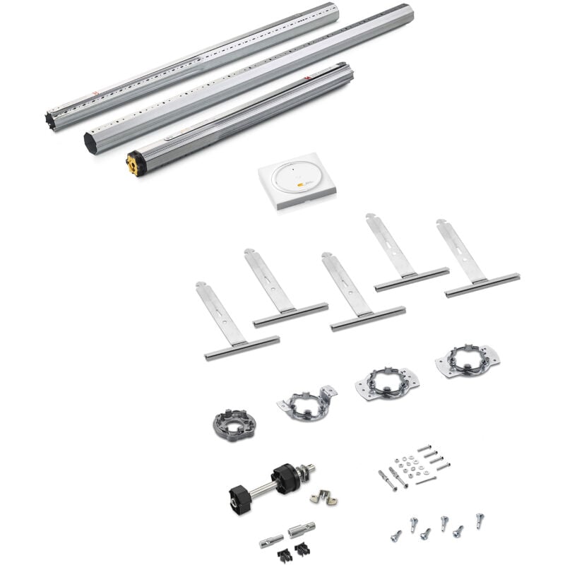 1245875 - rms 2600 - Kit de motorisation volet roulant universel sans fil io - 20 Nm - largeur max 2.6 m - pour coffre traditionnel, rénovation,