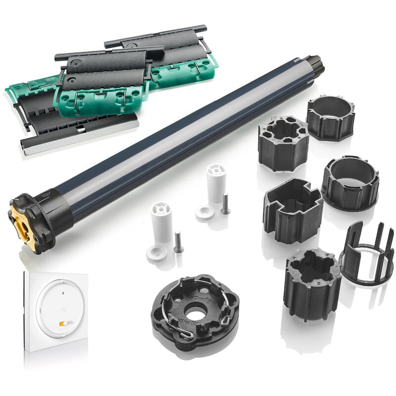 SOMFY 1246050 - Kit de remplacement avec moteur Oximo io pour moteur volet roulant - sans fil io - 10Nm - Fenêtre