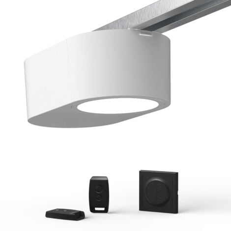 SOMFY 1246364 - Motorisation pour porte de garage Serenia 1100 io - Hauteur Max. 2.35 m - Largeur Max. 4 m - Livré avec 1 commande murale et 2 télécommandes Keytis io - Compatible app TaHoma