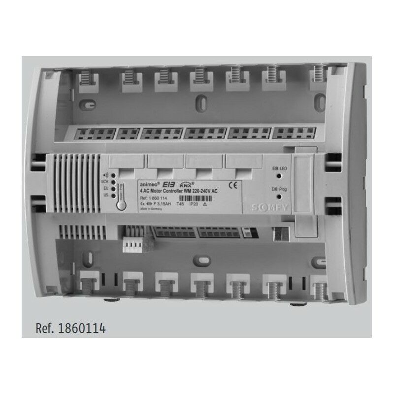 

1860114 Controller KNX / EIB 4 AC motores WM / DRM 220-240 V AC - Somfy
