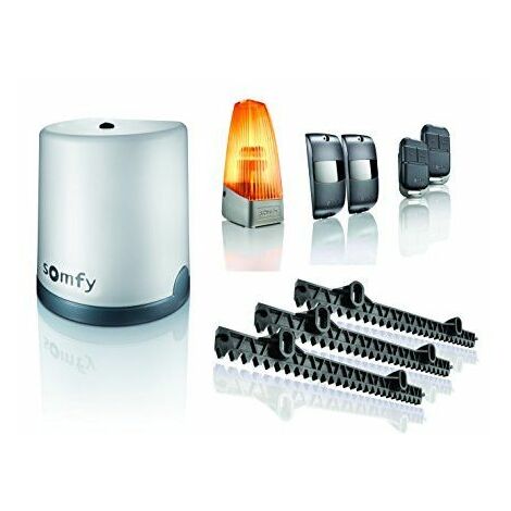 Somfy 2401410 - Motorisation Freevia Essential pour portail coulissant Livrée avec 2...