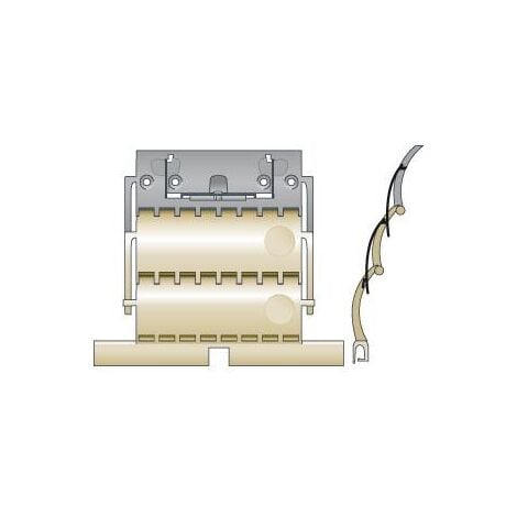 SOMFY 9012485 - Attache rigide Clicksur 2 maillons lame 8mm pour volet roulant - Pour tube ZF
