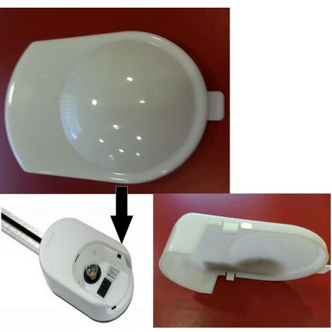 Somfy – Capot lumière de remplacement pour moteurs Dexxo Pro IO/ RTS/ OPTIMO – Protection ampoule – Pièce détachée motorisation garage