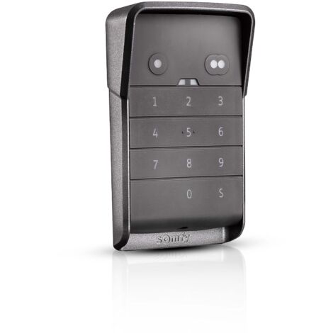 Somfy – Contact à clé universel saillie – Commande filaire de 2 équipements – Boîtier métallique laqué – Indice de protection IP54