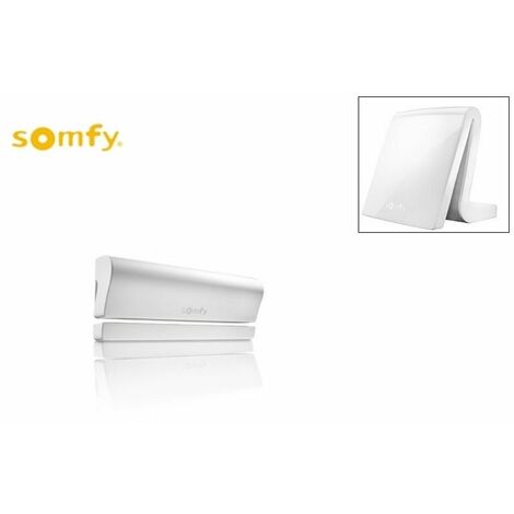 Somfy – Détecteur d'ouverture IO pour sécurité domotique – Alimentation par pile CR123 – Installation rapide sans outils – 1811482