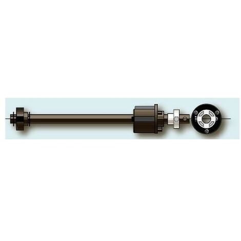 Somfy – Embout télescopique réglable pour tube ZF54 – Diamètre 16mm – Compatible avec support réf. 9127861 – Ajustement précis pour installations flexibles