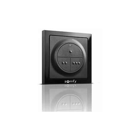Somfy – Interrupteur mural 3 canaux io étanche IP55 pour motorisations – Installation sans fil – 1870560