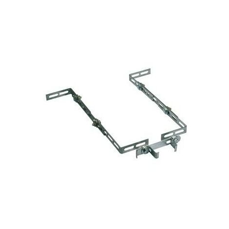 Somfy – Kit de fixation plafond pour DEXXO PRO – Hauteur de fixation 55 cm – Point de fixation ajustable – Pour plafonds de garage hauts